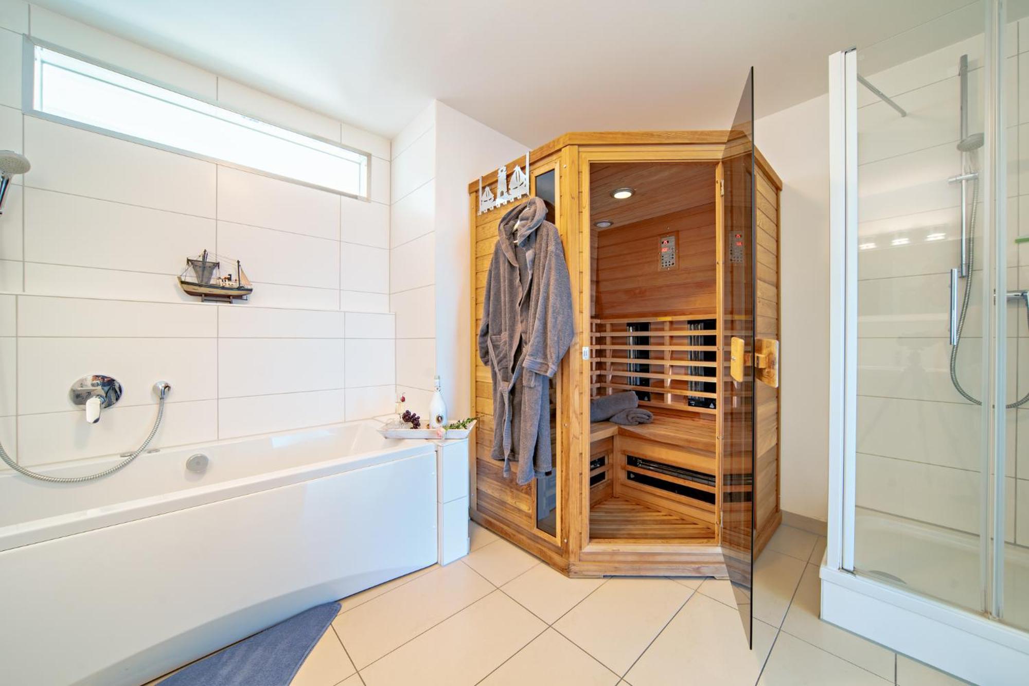 3-Zi-Fewo Brigantine 33 By Seeblick Ferien Oro, Wasserblick,Sauna Olpenitz Exterior foto