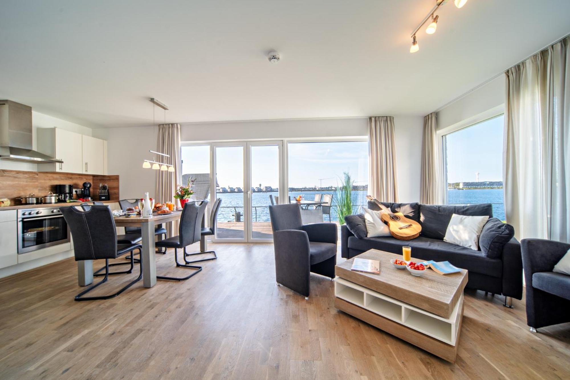 3-Zi-Fewo Brigantine 33 By Seeblick Ferien Oro, Wasserblick,Sauna Olpenitz Exterior foto