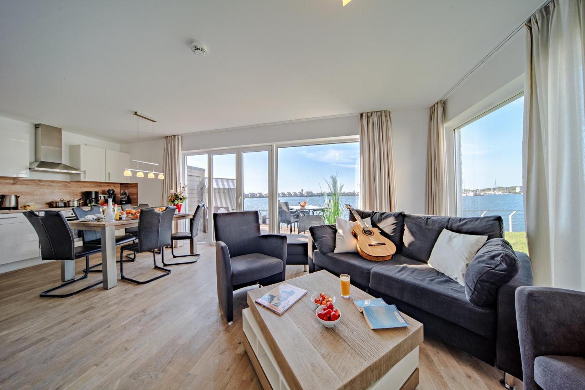 3-Zi-Fewo Brigantine 33 By Seeblick Ferien Oro, Wasserblick,Sauna Olpenitz Exterior foto