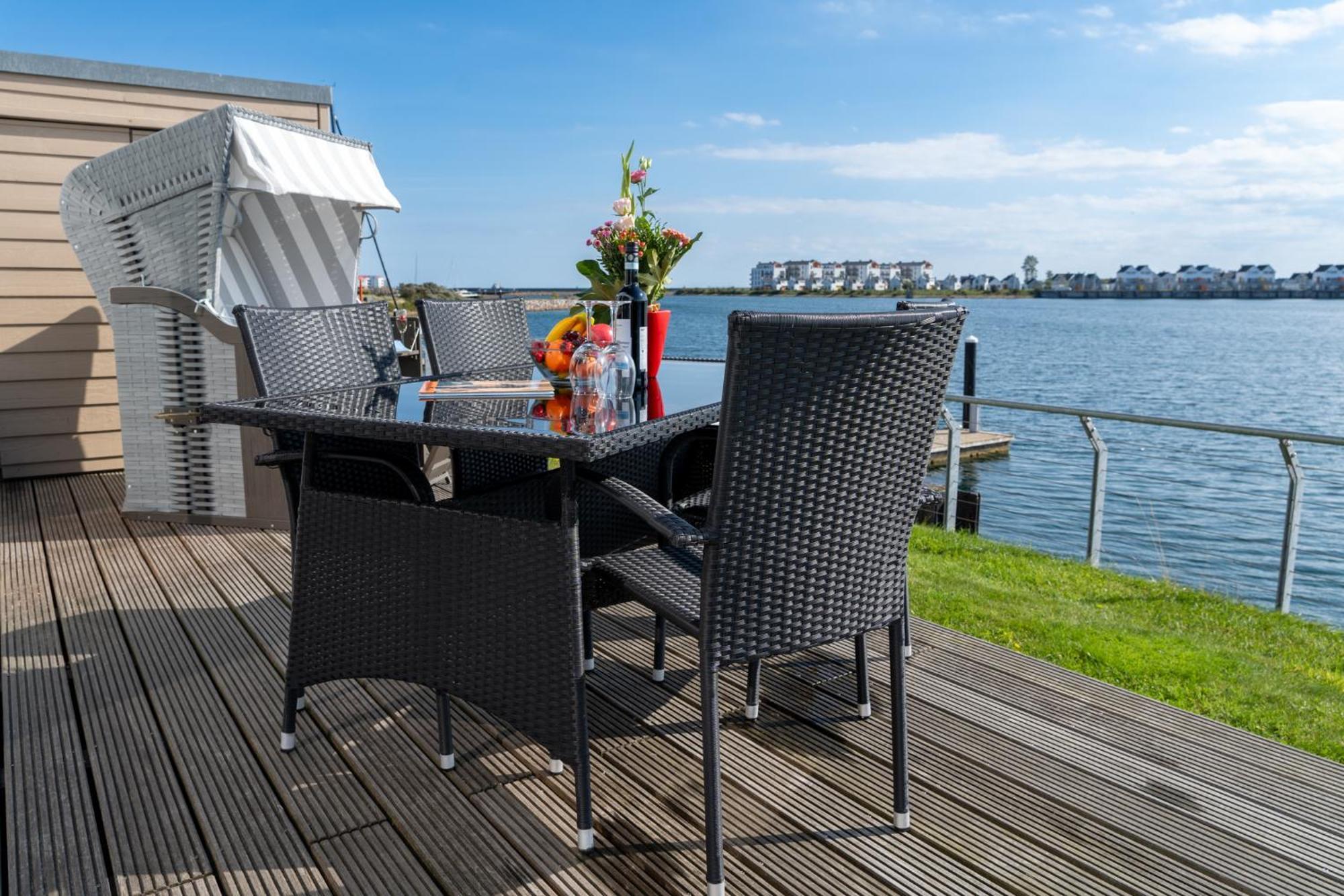 3-Zi-Fewo Brigantine 33 By Seeblick Ferien Oro, Wasserblick,Sauna Olpenitz Exterior foto